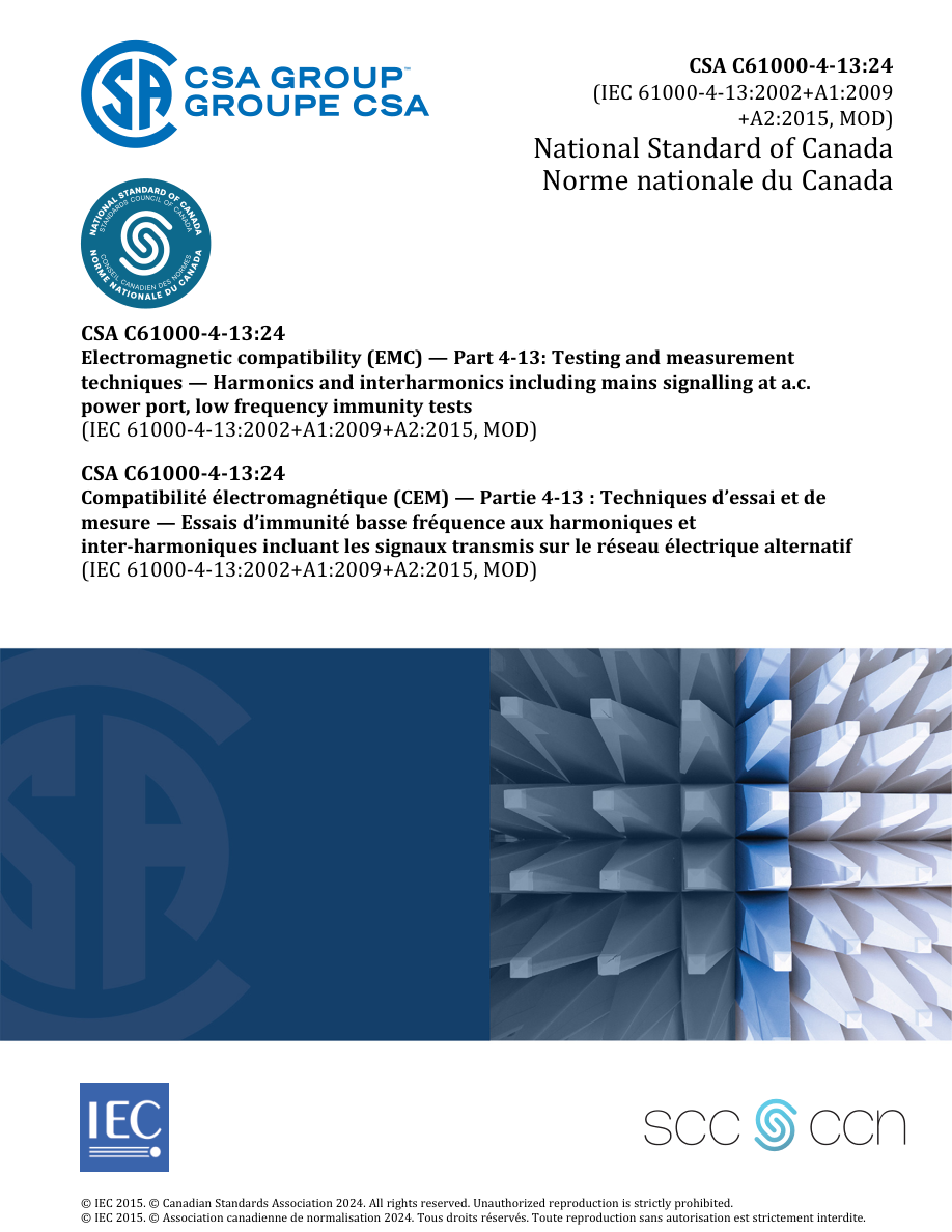 CSA C61000-4-13:24 PDF Preview