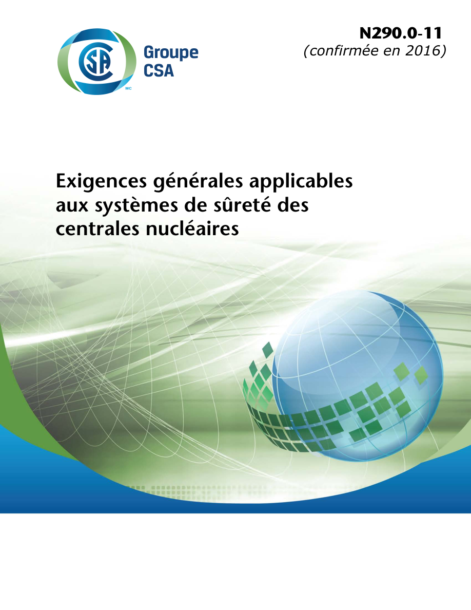 CSA COLLECTION N290.0-11 (C2016)/N290.3-16 (C2021) PDF Preview