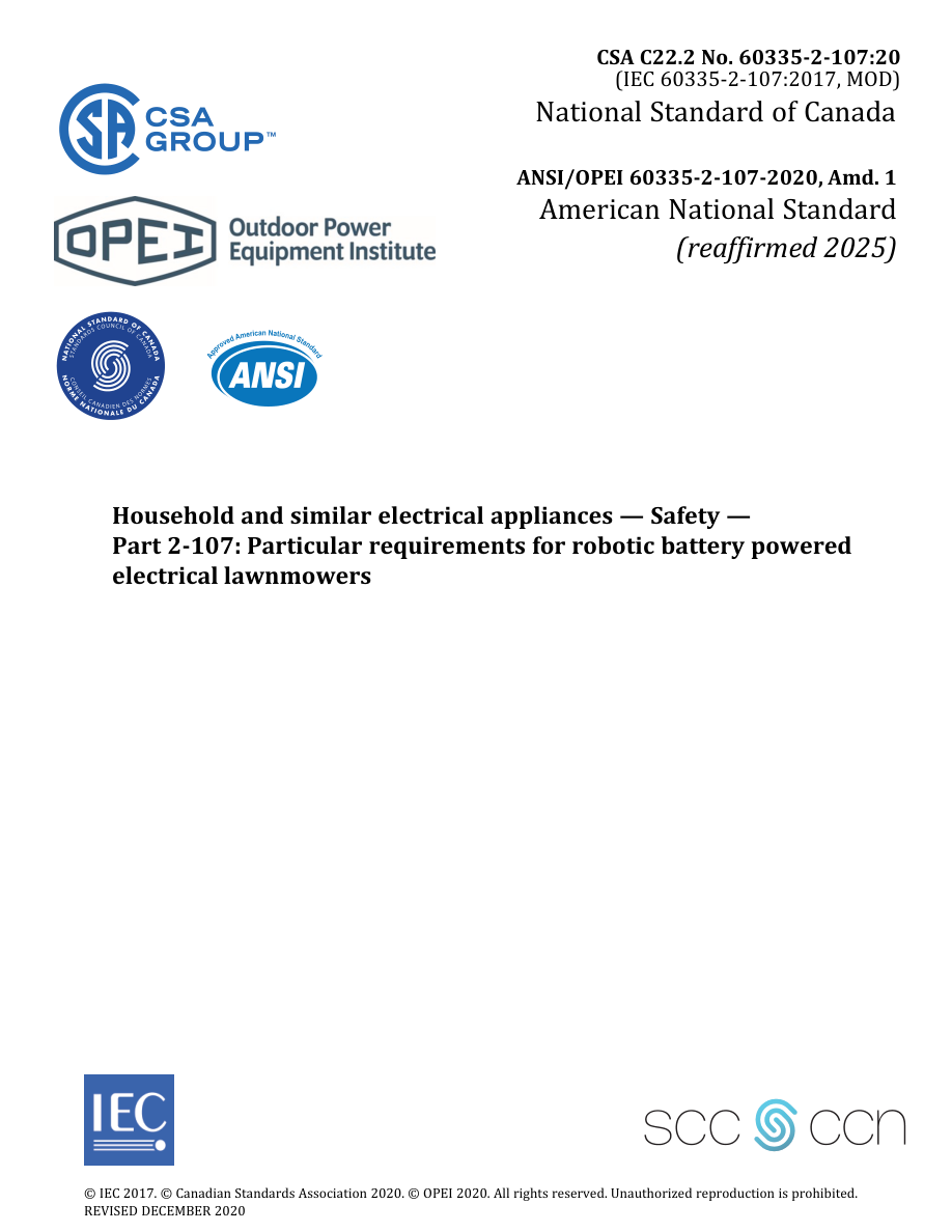 CSA C22.2 NO. 60335-2-107:F20 PDF Preview