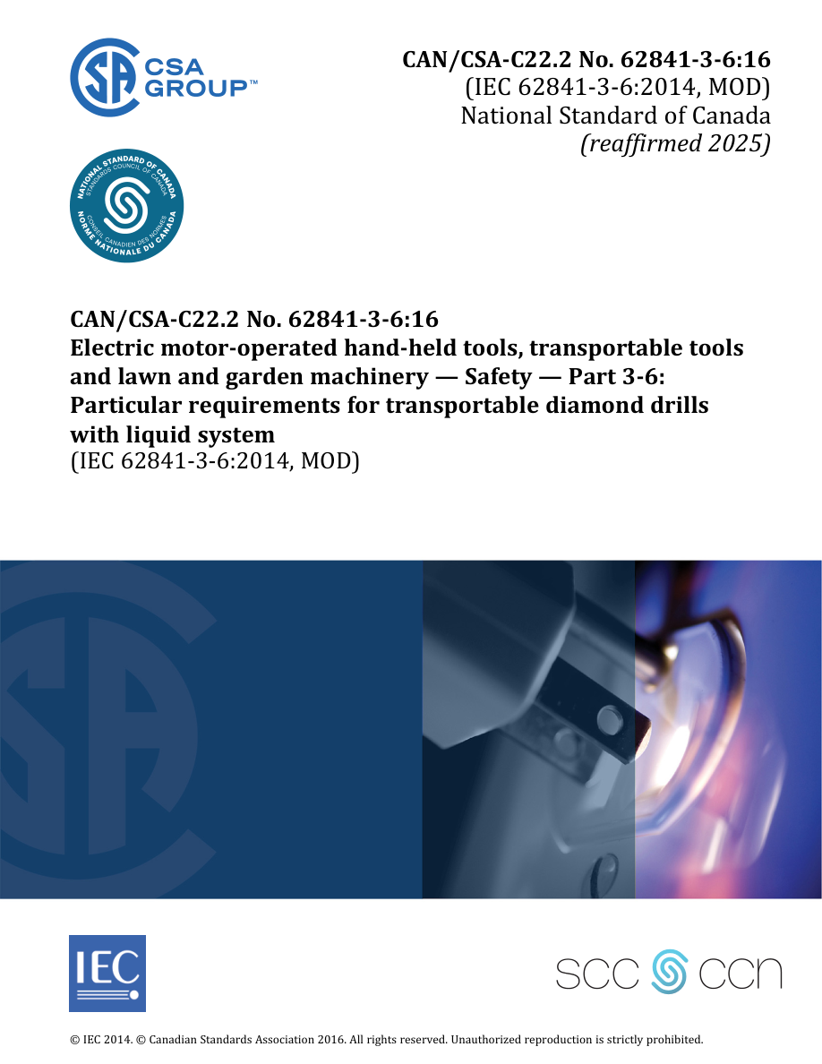 CSA CAN/CSA-C22.2 NO. 62841-3-6:F16 (C2020) PDF Preview