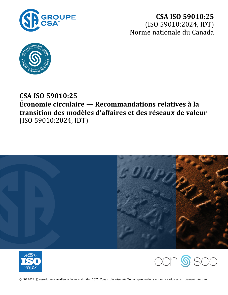 CSA ISO 59010:F25 PDF Preview