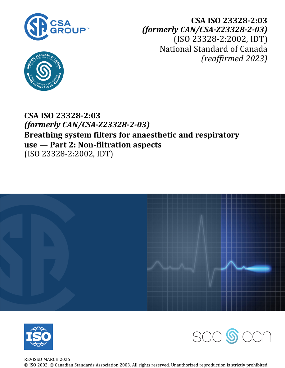 CSA CAN/CSA-Z23328-2-03 (R2023) PDF Preview