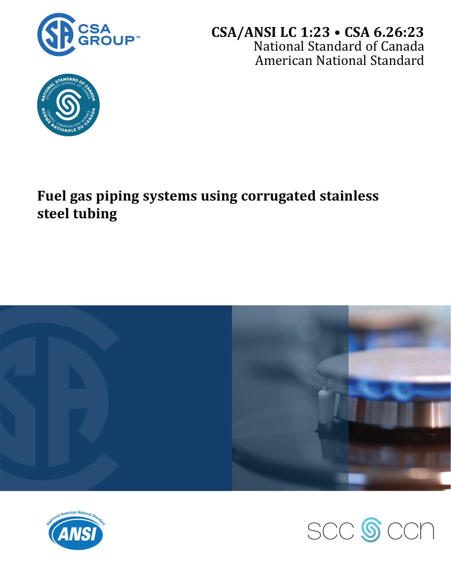 CSA/ANSI LC 1:23/CSA 6.26:23 PDF Preview