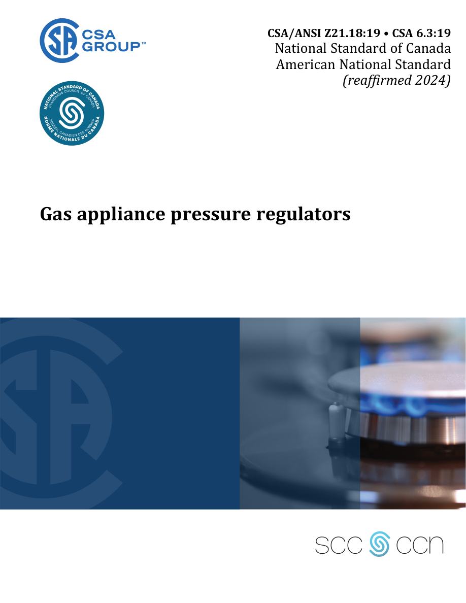 CSA/ANSI Z21.18:19 (R2024)/CSA 6.3:19 (R2024) PDF Preview