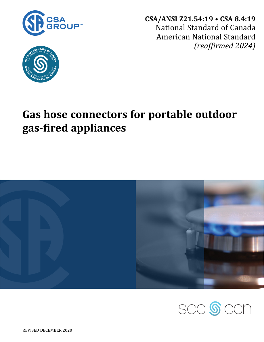 CSA/ANSI Z21.54:19 (R2024)/CSA 8.4:19 (R2024) PDF Preview