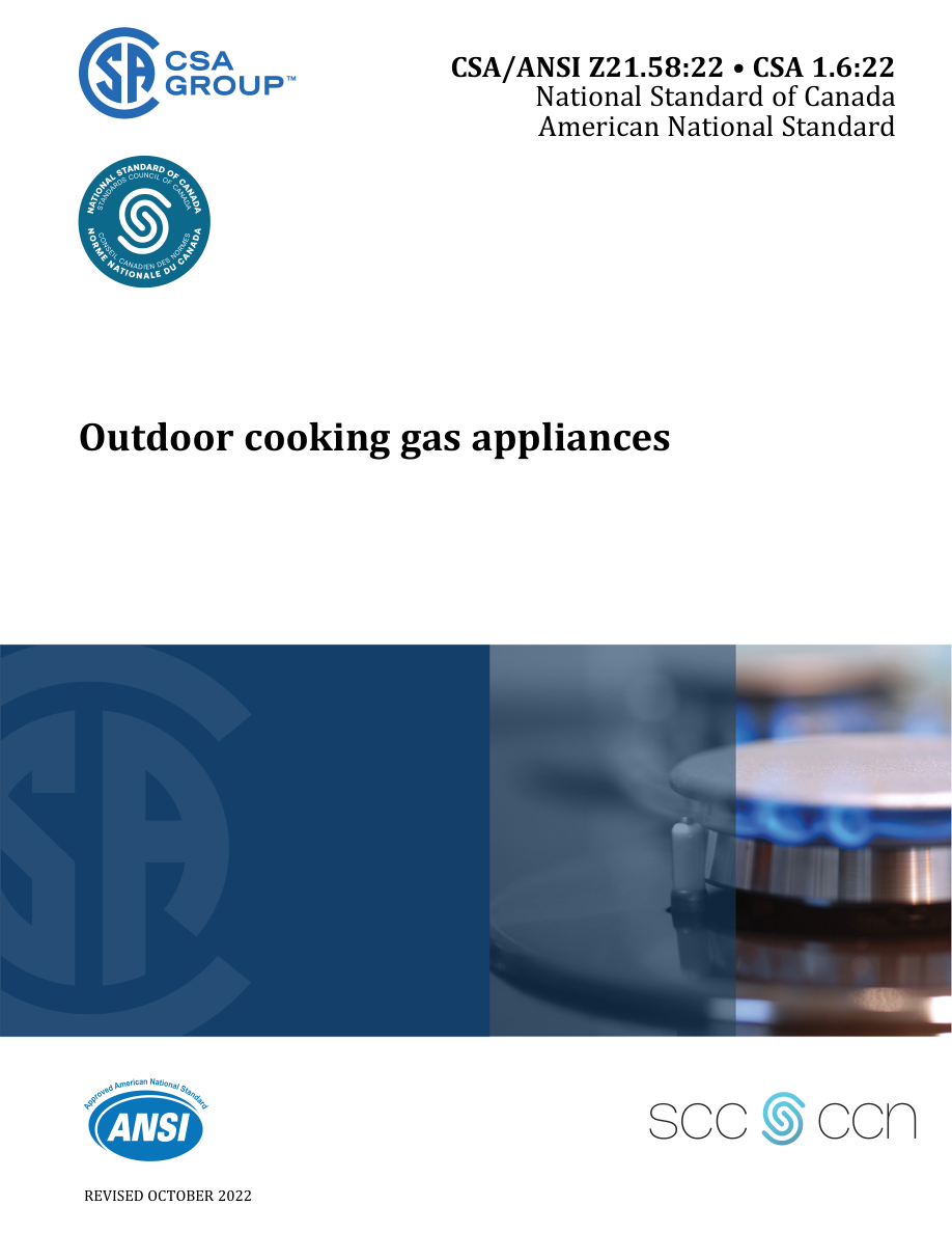 CSA/ANSI Z21.58:22/CSA 1.6:22 PDF Preview