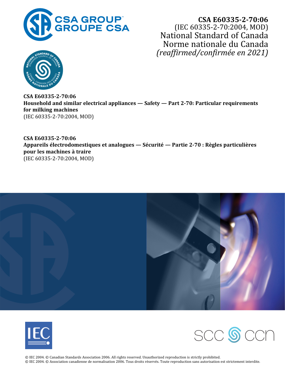 CSA E60335-2-70:06 (R2021) PDF Preview