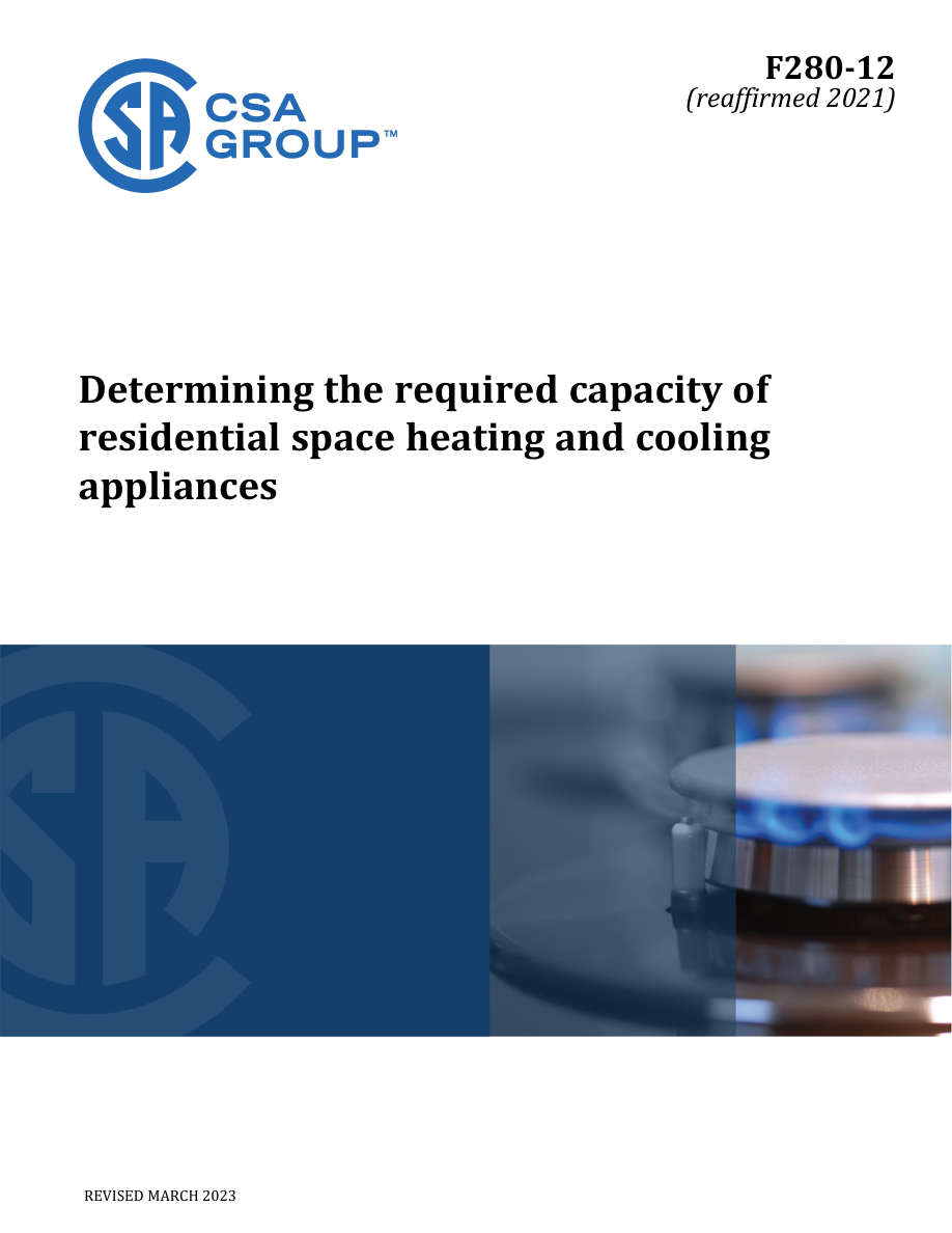CSA F280-12 (R2021) PDF Preview