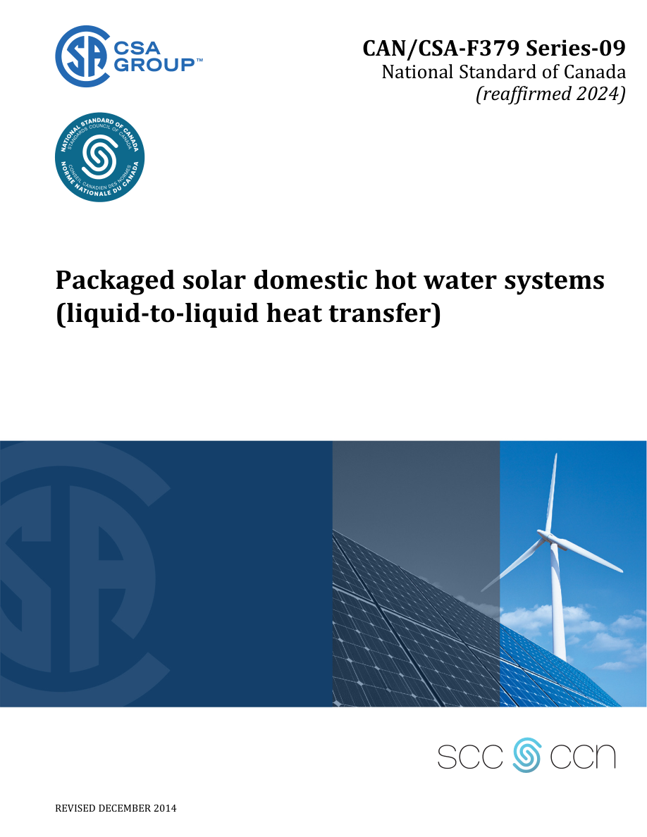 CSA CAN/CSA-F379 SERIES-09 (R2024) PDF Preview