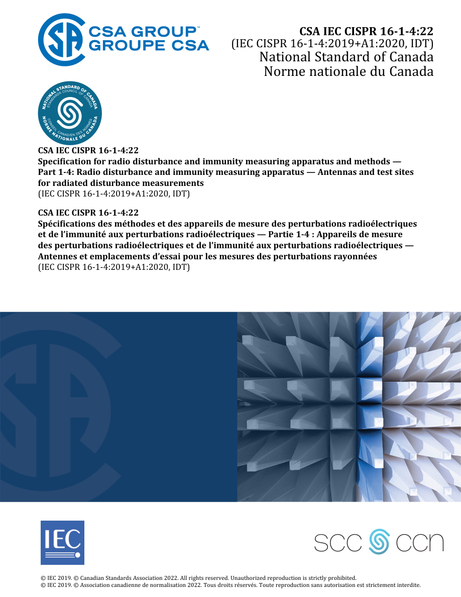 CSA IEC CISPR 16-1-4:22 PDF Preview