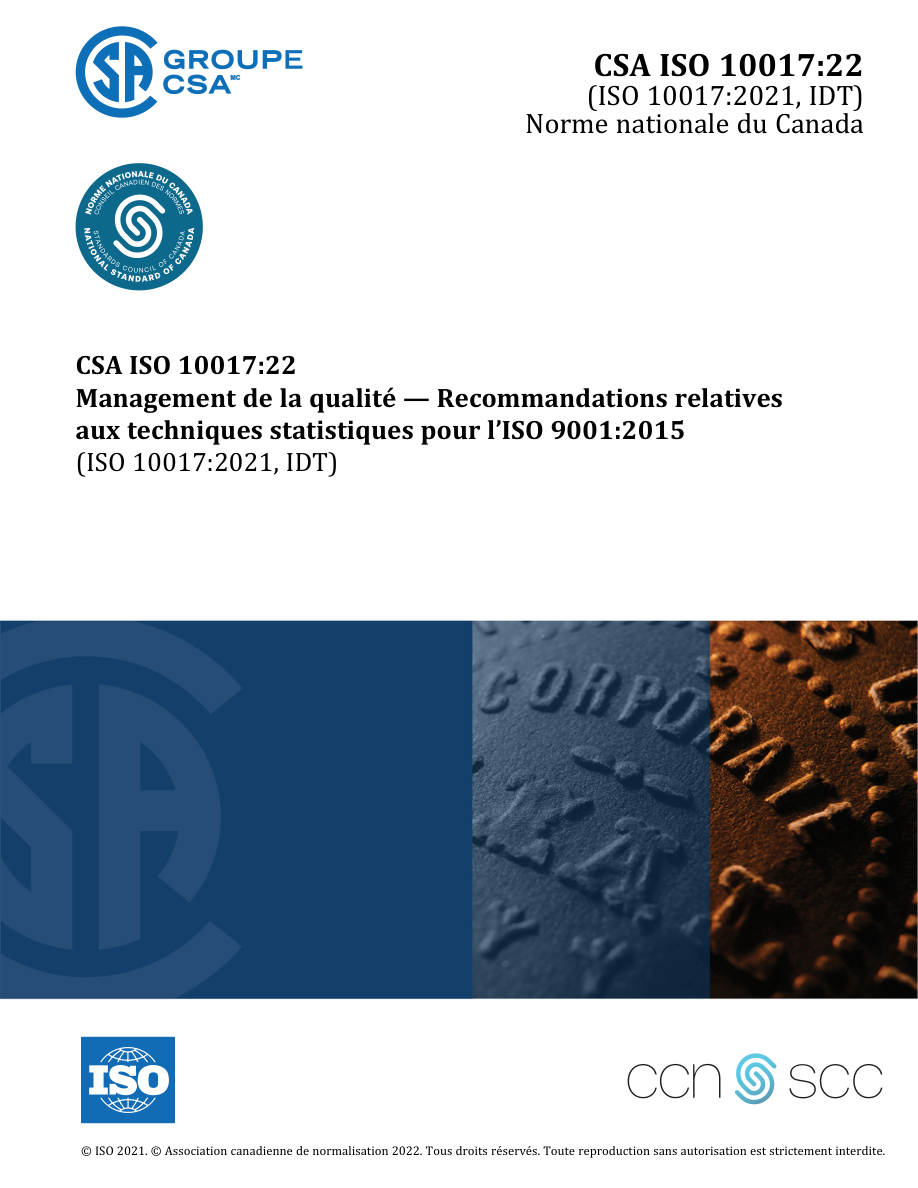 CSA ISO 10017:F22 PDF Preview