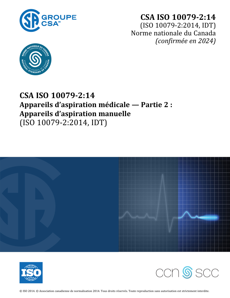 CSA ISO 10079-2:F14 (C2024) PDF Preview
