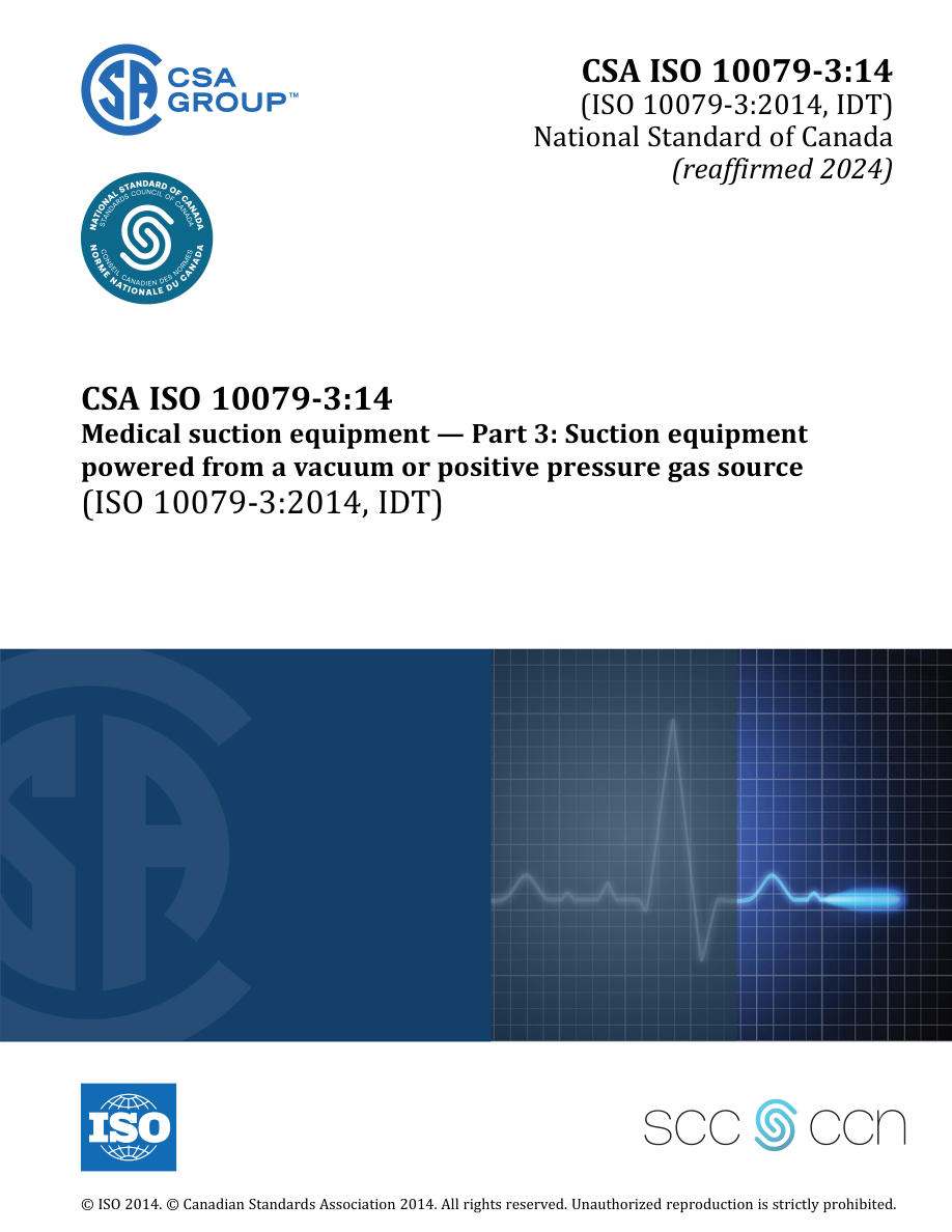 CSA ISO 10079-3:14 (R2024) PDF Preview
