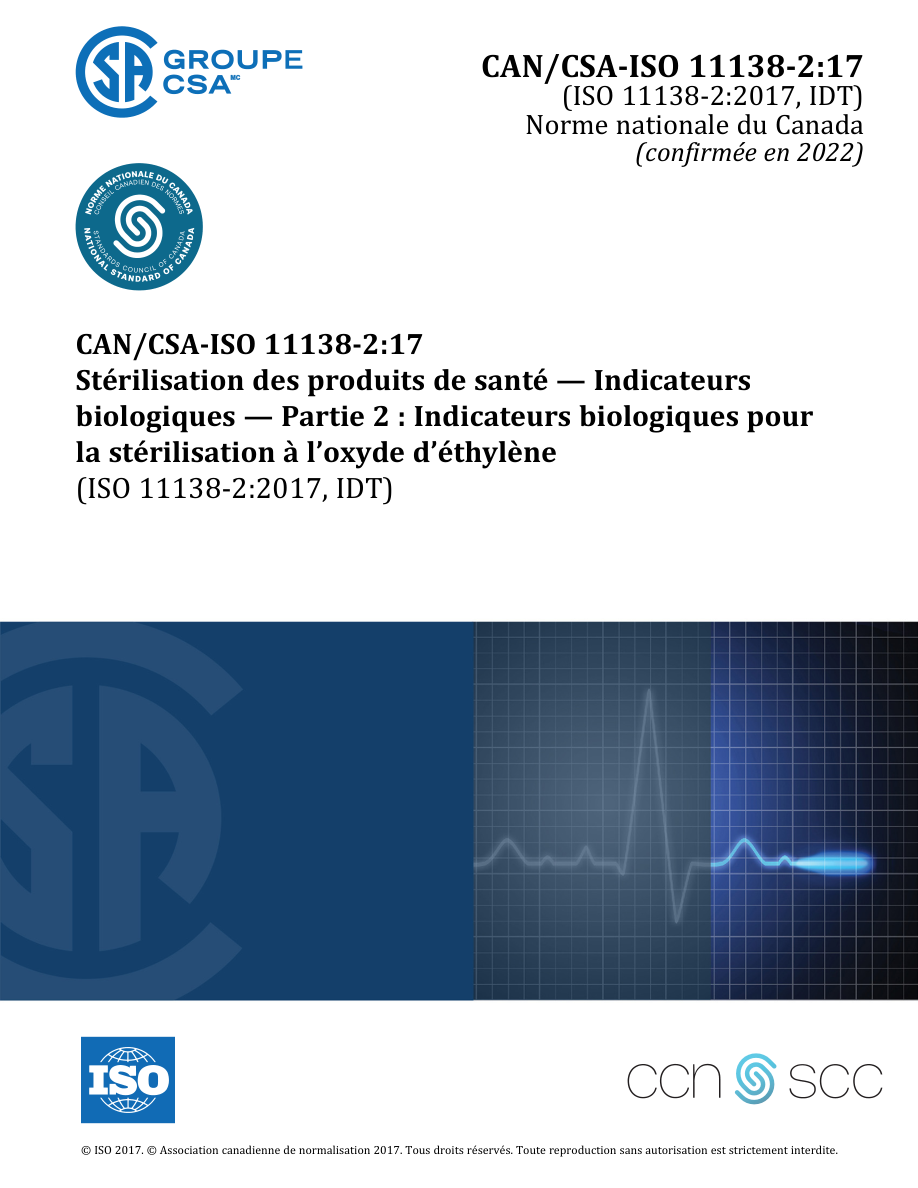 CSA CAN/CSA-ISO 11138-2:F17 (C2022) PDF Preview