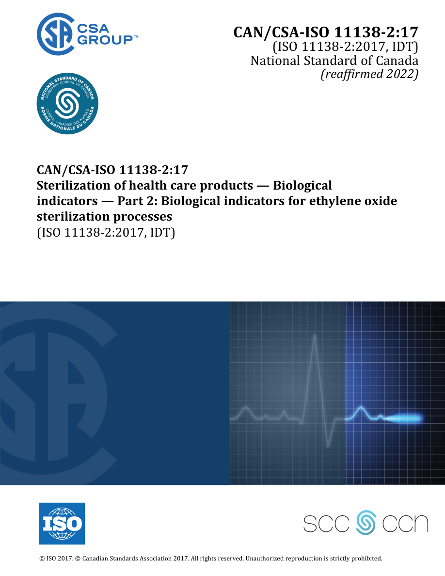 CSA CAN/CSA-ISO 11138-2:17 (R2022) PDF Preview