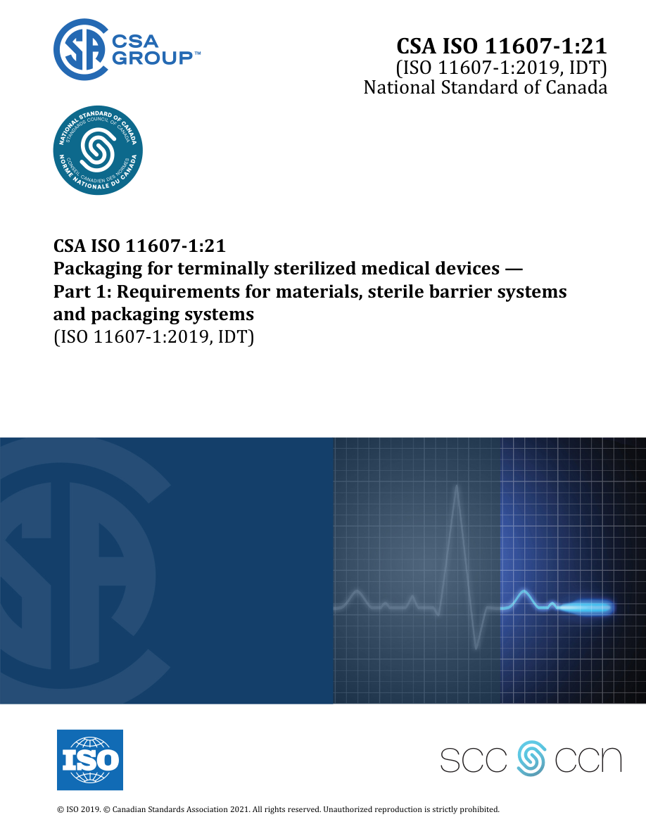 CSA ISO 11607-1:21 PDF Preview