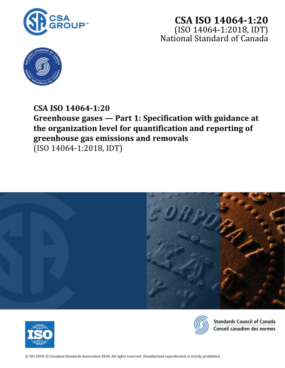 CSA ISO 14064-1:20 PDF Preview