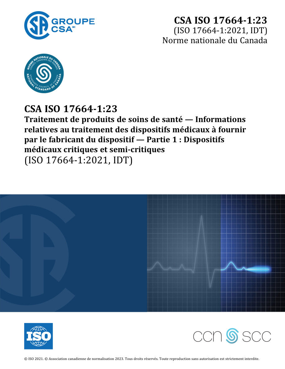 CSA ISO 17664-1:F23 PDF Preview
