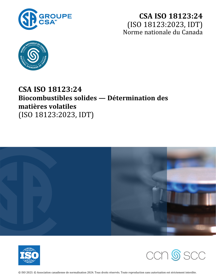 CSA ISO 18123:F24 PDF Preview
