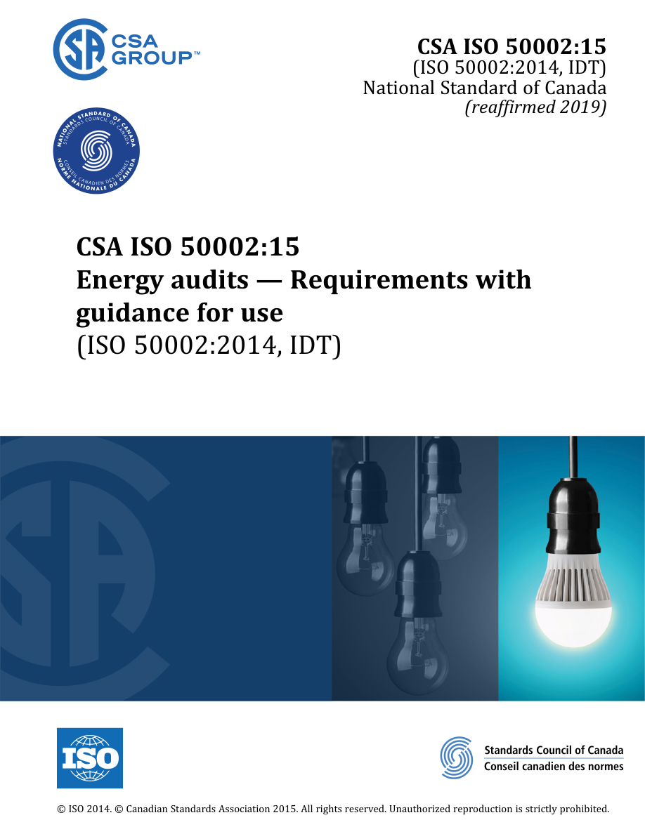 CSA ISO 50002:15 (R2019) PDF Preview