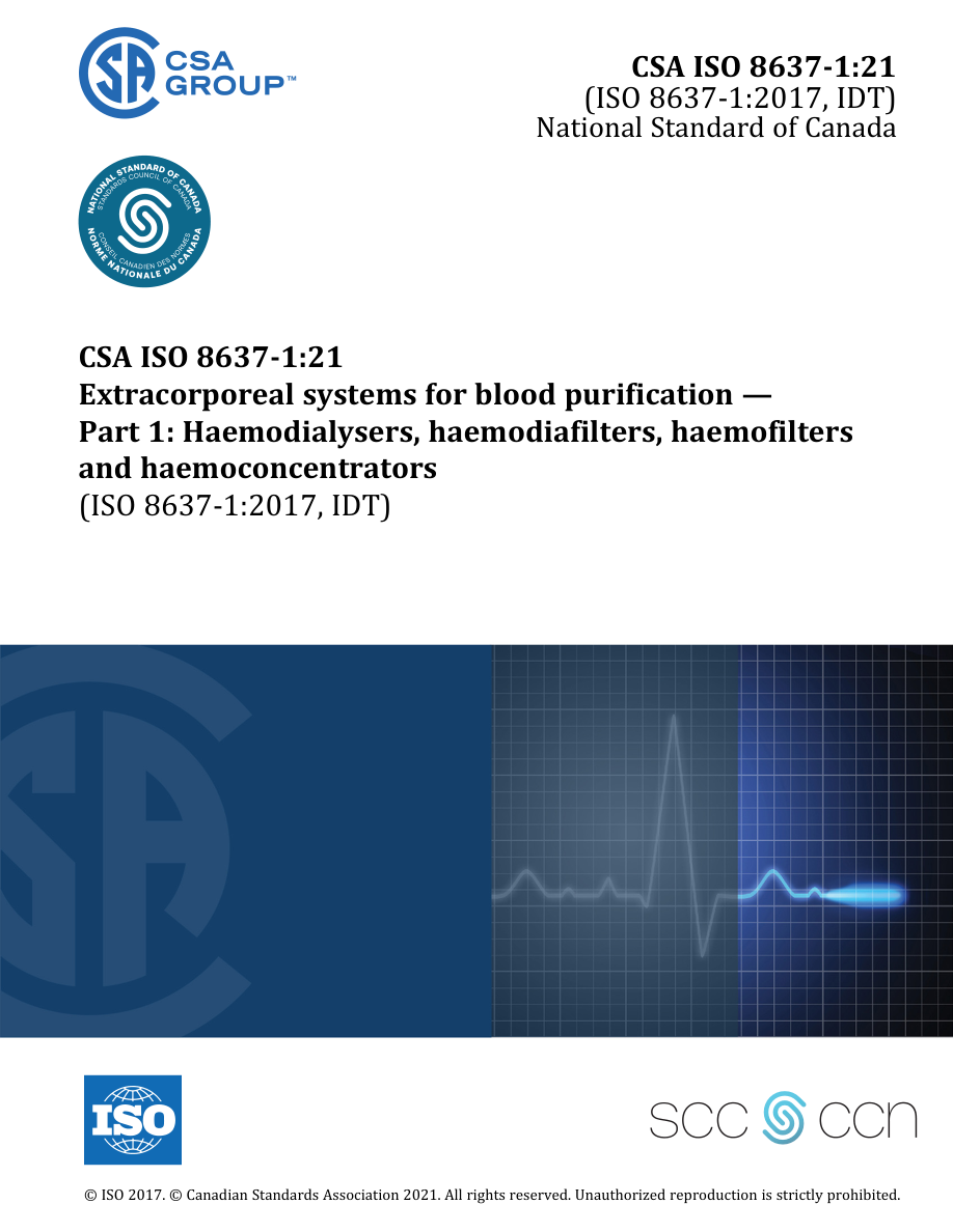 CSA ISO 8637-1:21 PDF Preview