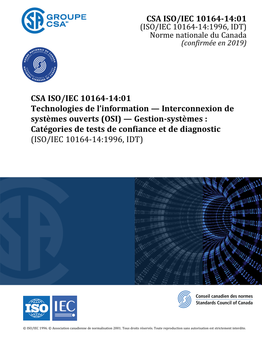CSA ISO/IEC 10164-14:F01 (C2019) PDF Preview