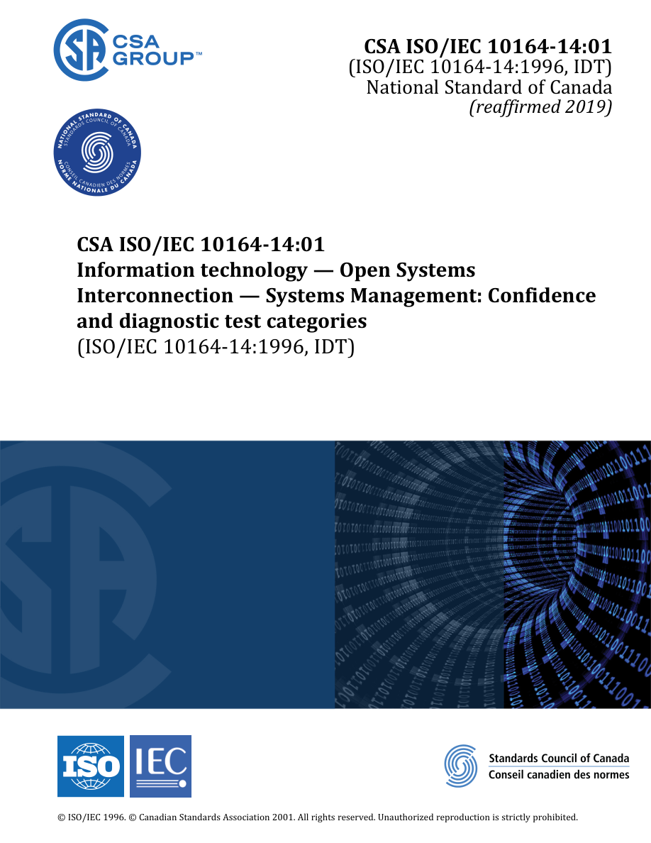 CSA ISO/IEC 10164-14:01 (R2019) PDF Preview