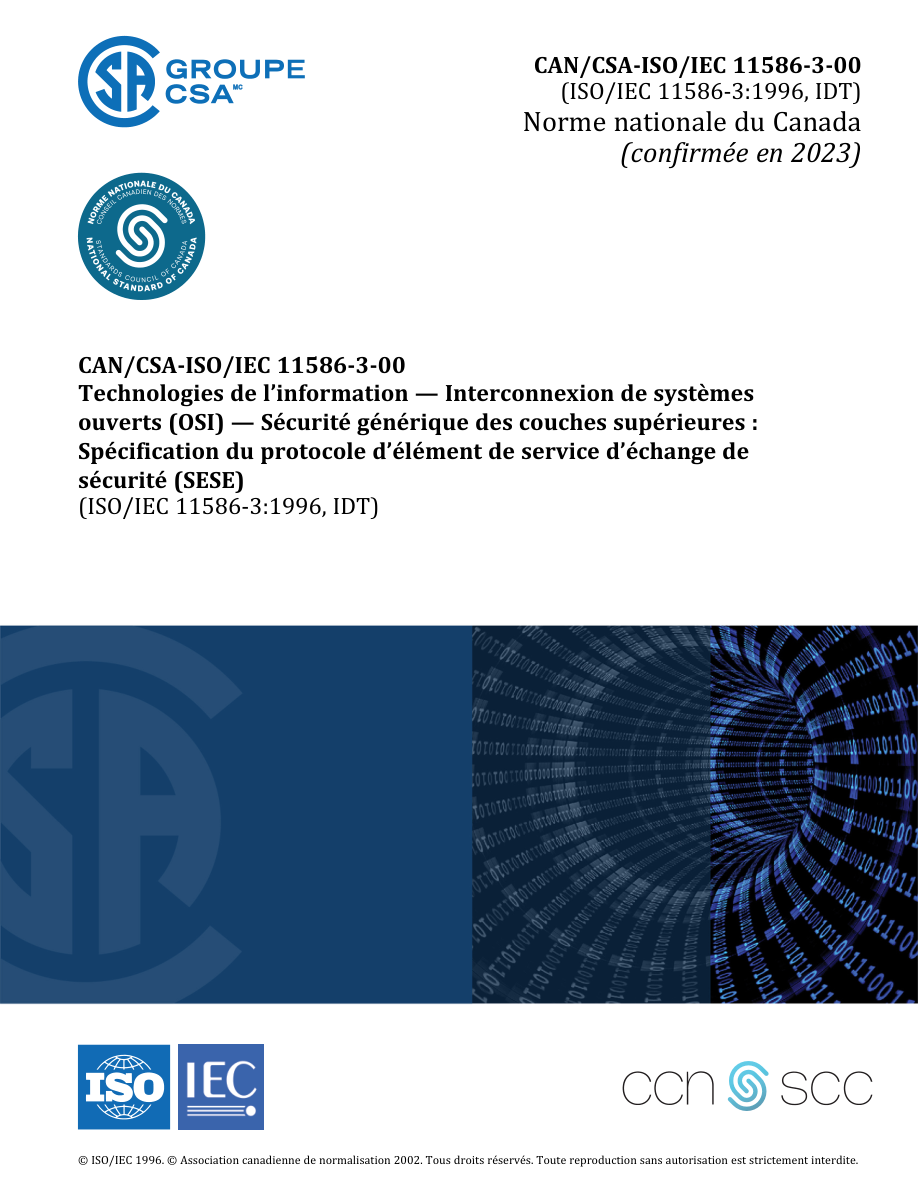 CSA CAN/CSA-ISO/IEC 11586-3-F00 (C2023) PDF Preview