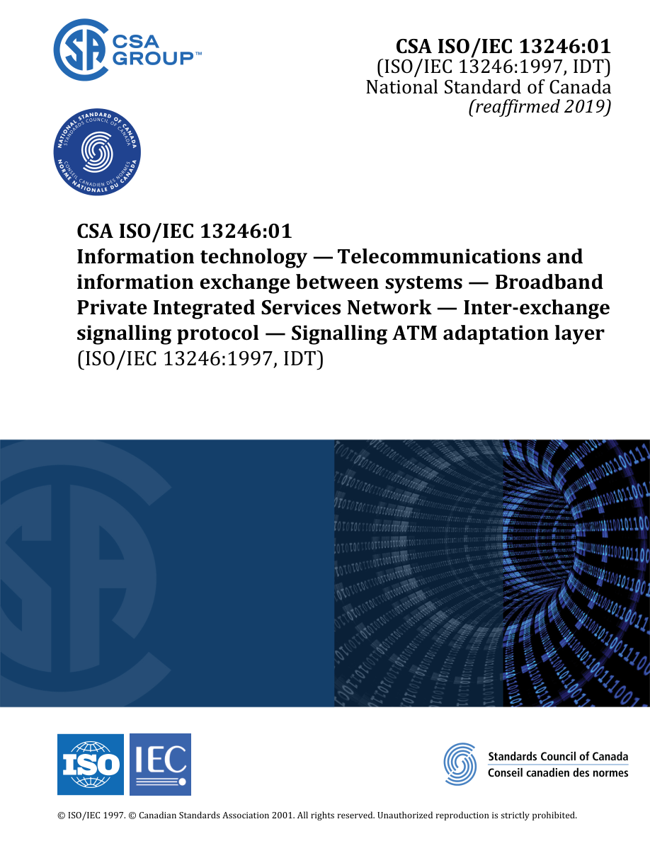 CSA ISO/IEC 13246:01 (R2019) PDF Preview