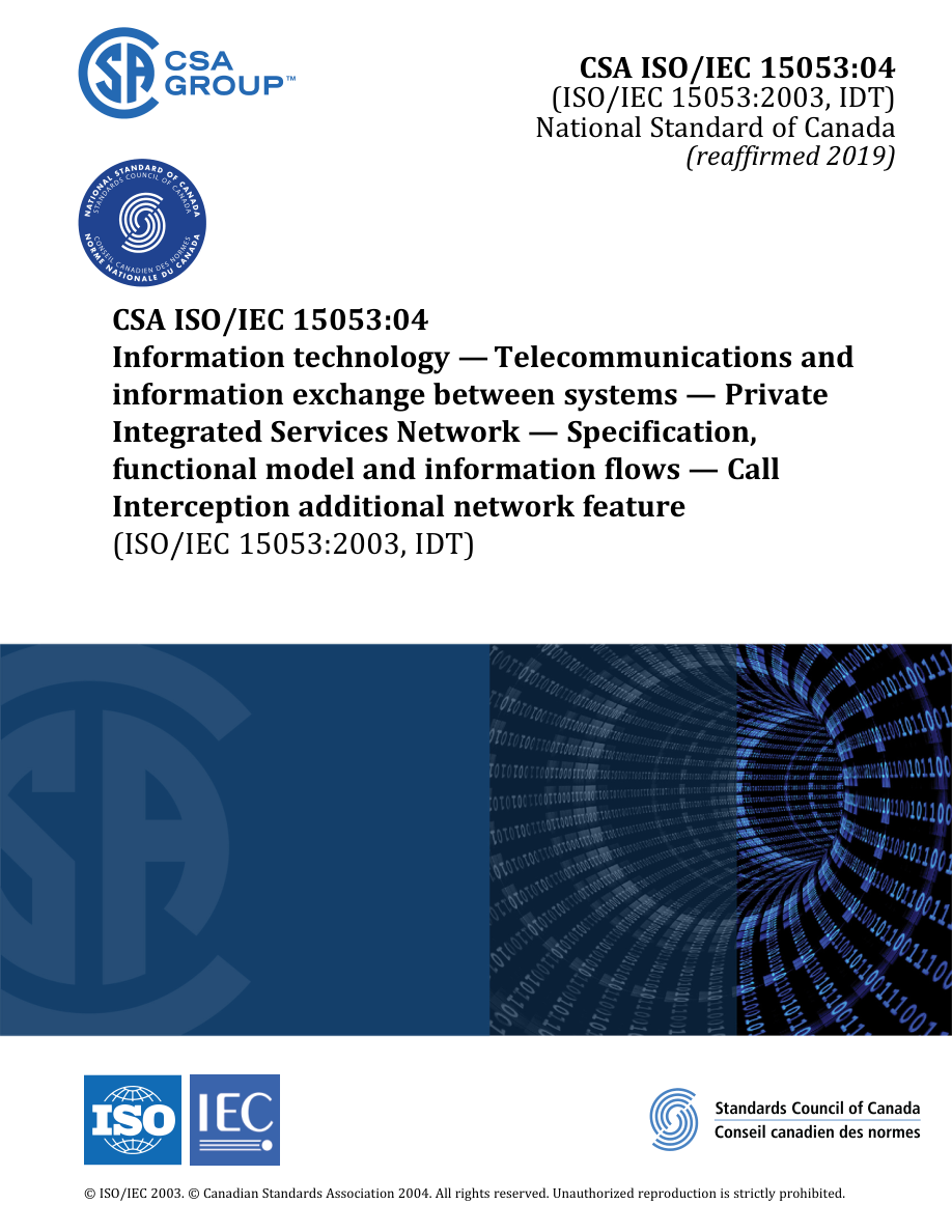 CSA ISO/IEC 15053:04 (R2019) PDF Preview