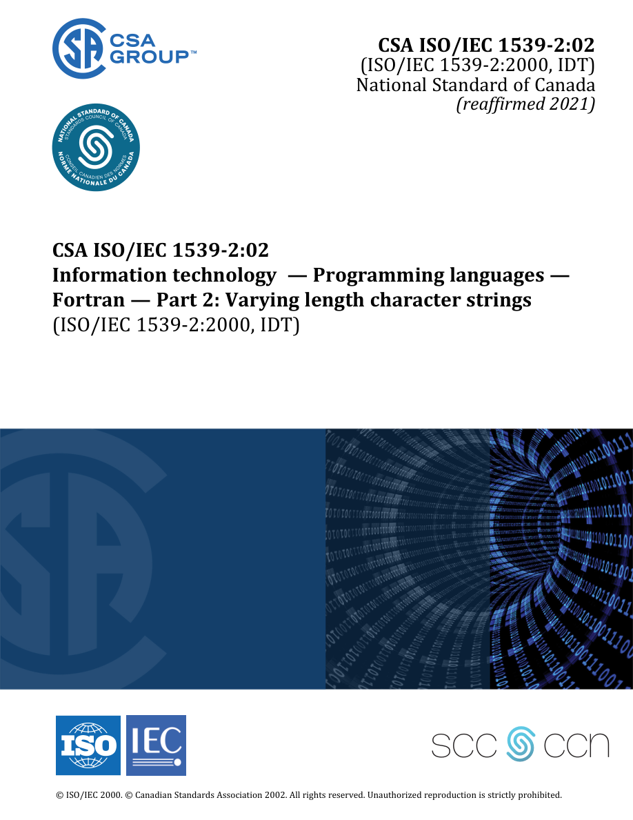 CSA ISO/IEC 1539-2:02 (R2021) PDF Preview