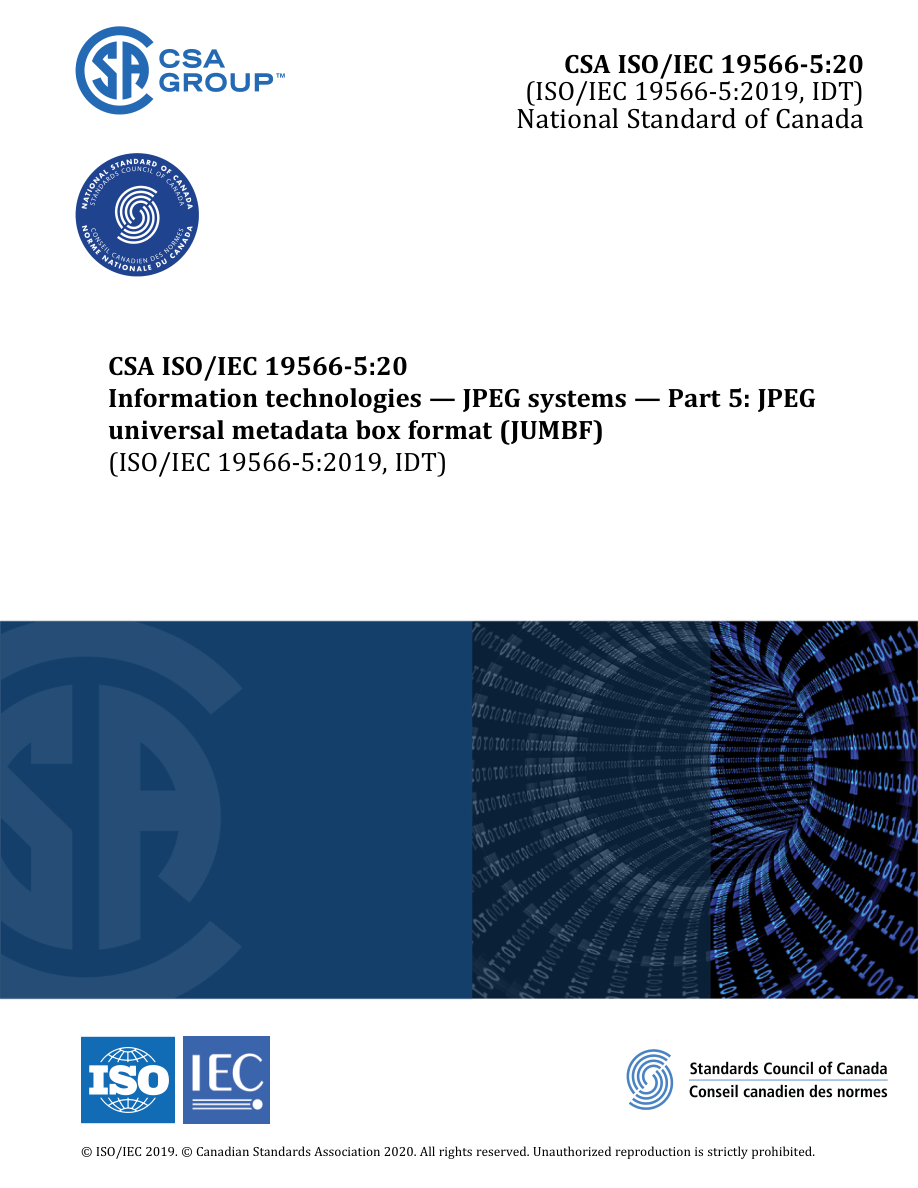 CSA ISO/IEC 19566-5:20 PDF Preview