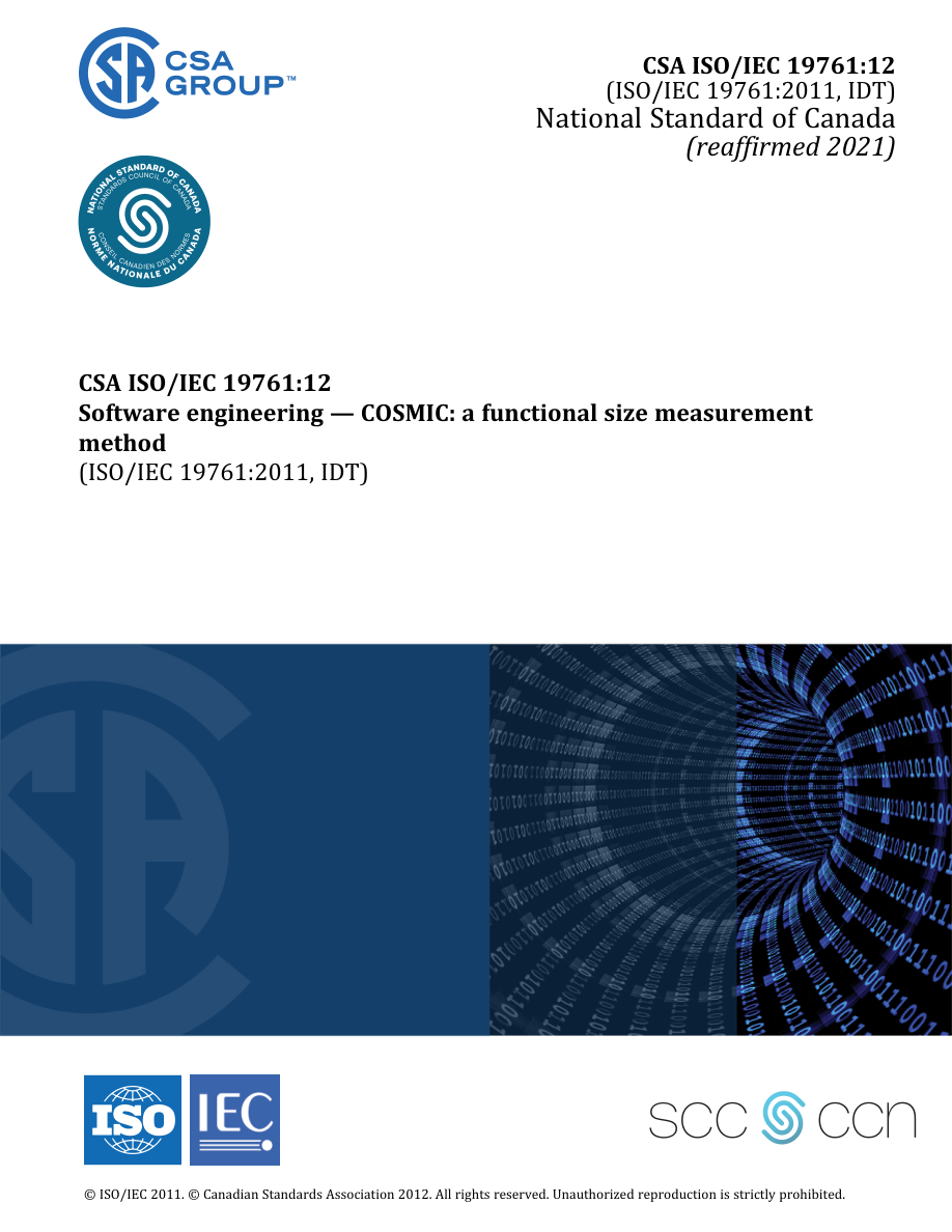 CSA ISO/IEC 19761:12 (R2021) PDF Preview