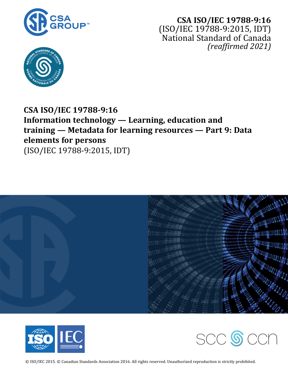 CSA ISO/IEC 19788-9:16 (R2021) PDF Preview