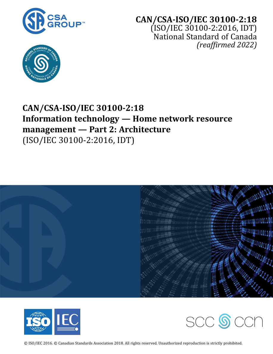CSA CAN/CSA-ISO/IEC 30100-2:18 (R2022) PDF Preview