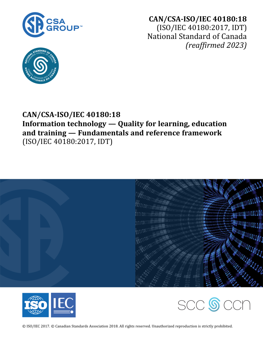 CSA CAN/CSA-ISO/IEC 40180:18 (R2023) PDF Preview