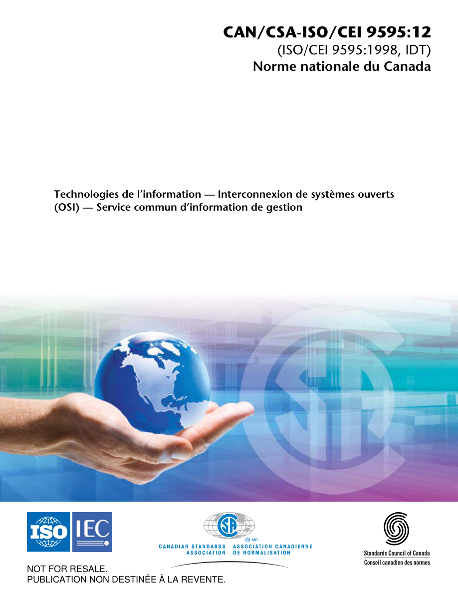 CSA CAN/CSA-ISO/CEI 9595:F12 PDF Preview
