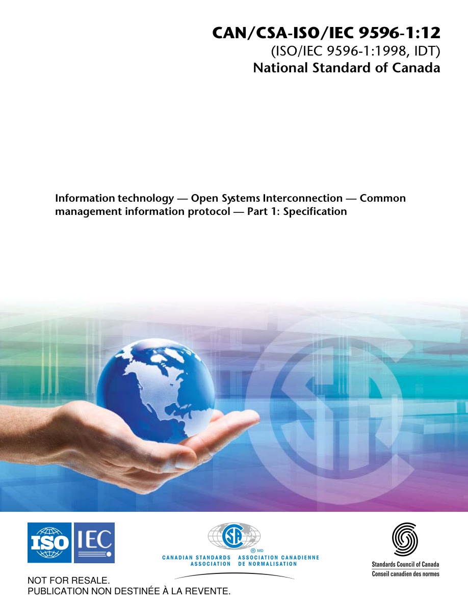 CSA CAN/CSA-ISO/IEC 9596-1:12 PDF Preview