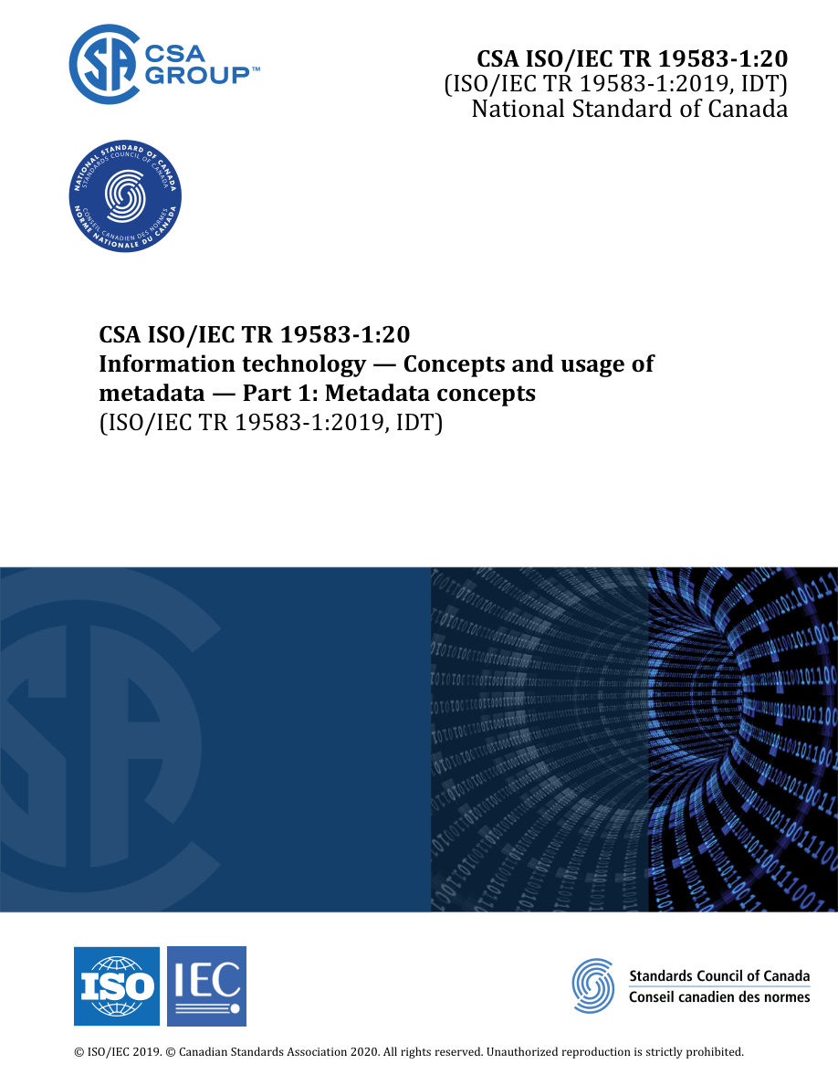 CSA ISO/IEC TR 19583-1:20 PDF Preview