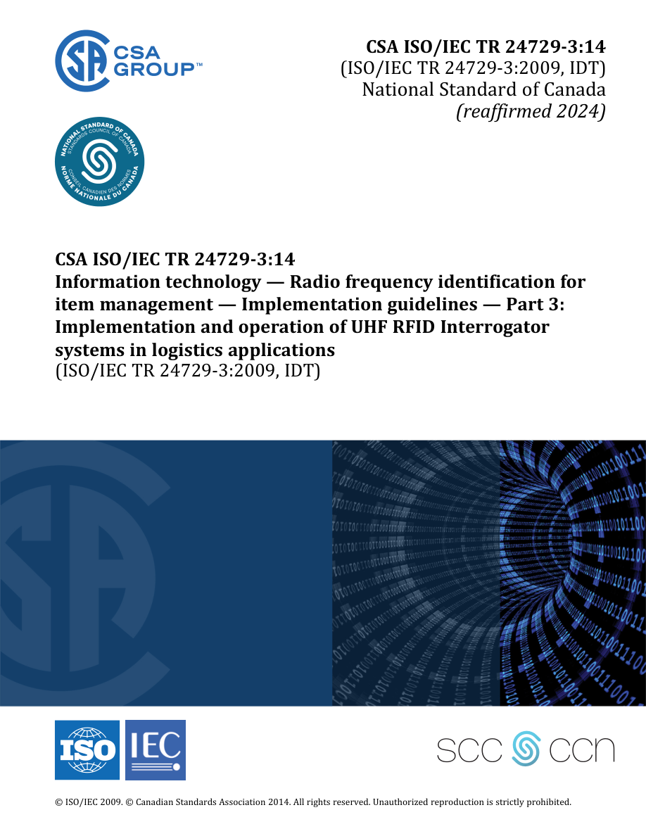 CSA ISO/IEC TR 24729-3:14 (R2024) PDF Preview