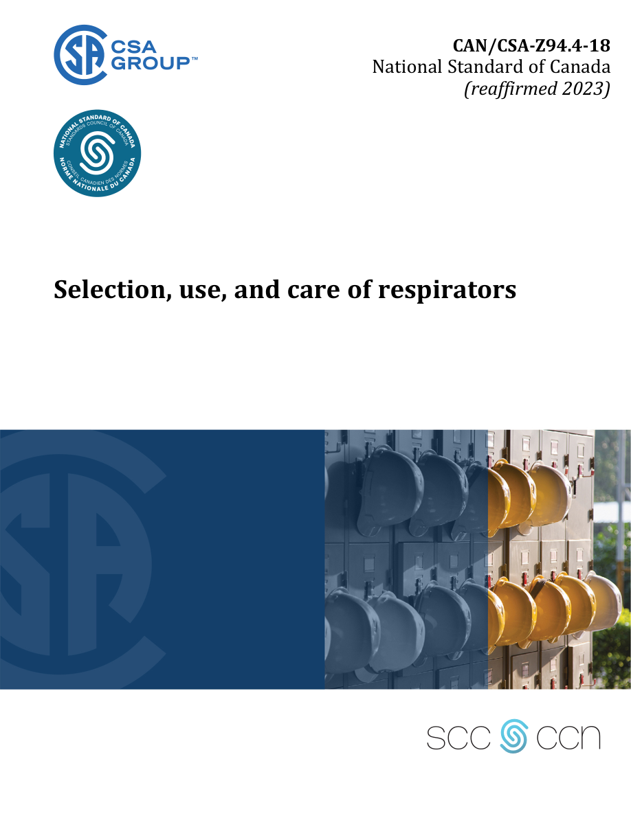 CSA CAN/CSA-Z94.4-18 (R2023) PDF Preview
