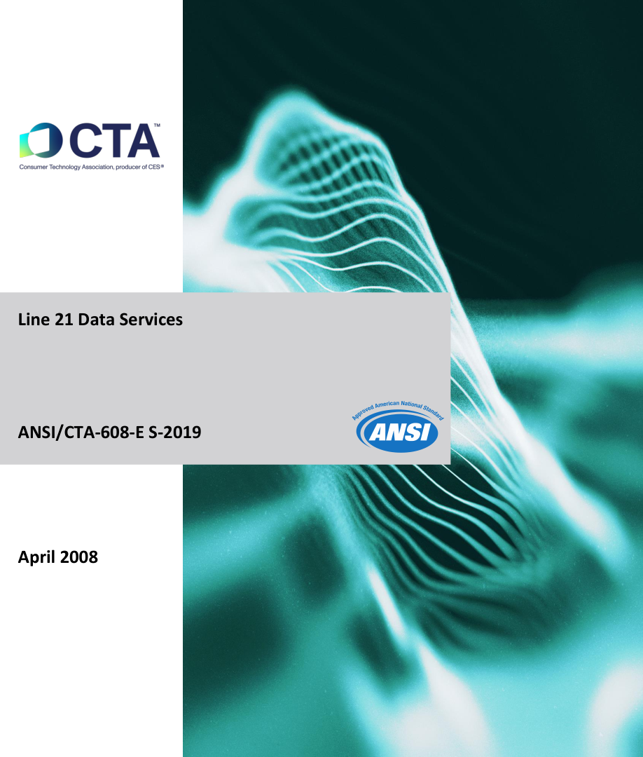 CTA 608-E S-2019 PDF Preview
