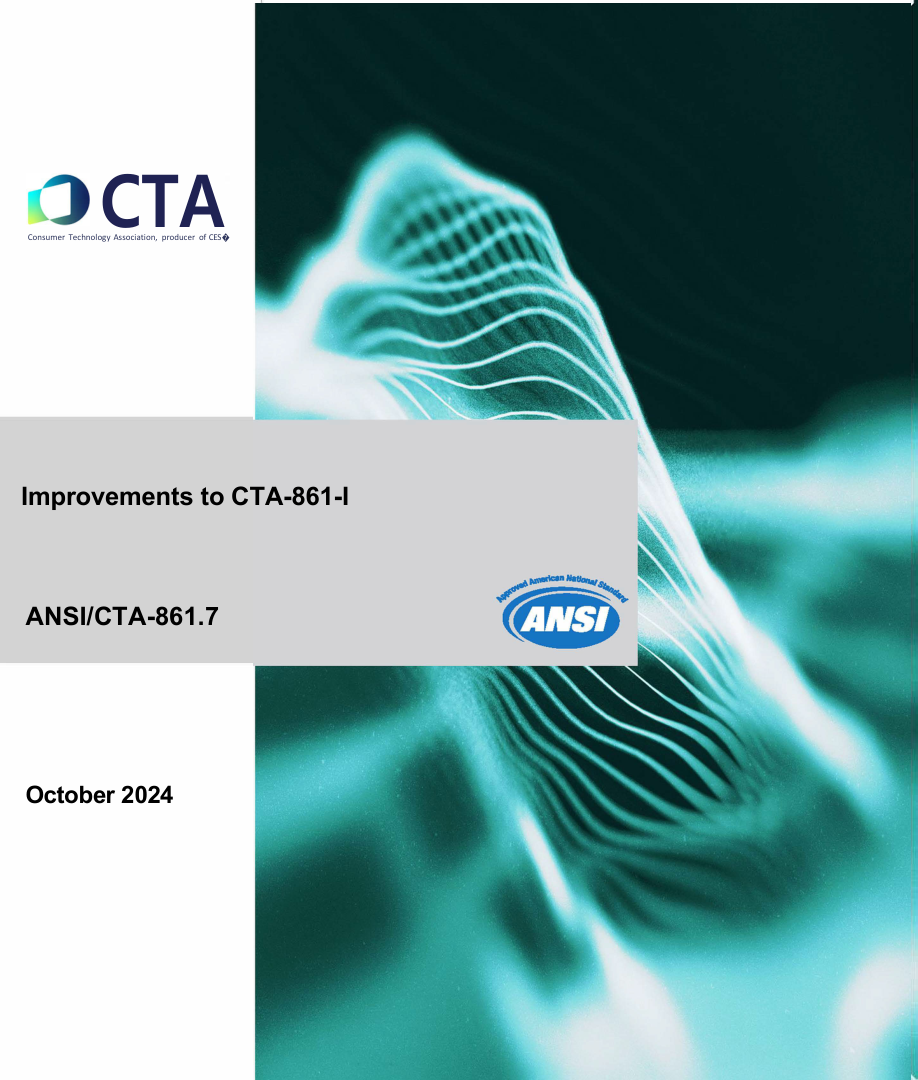 CTA 861.7 PDF Preview