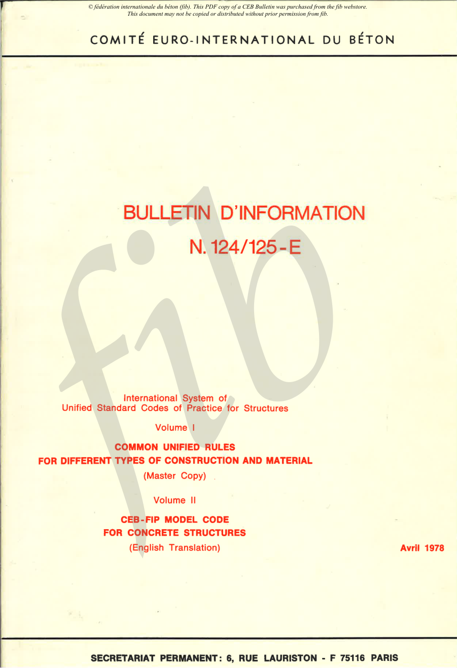 FIB CEBBUL-0124E-1978-E PDF Preview