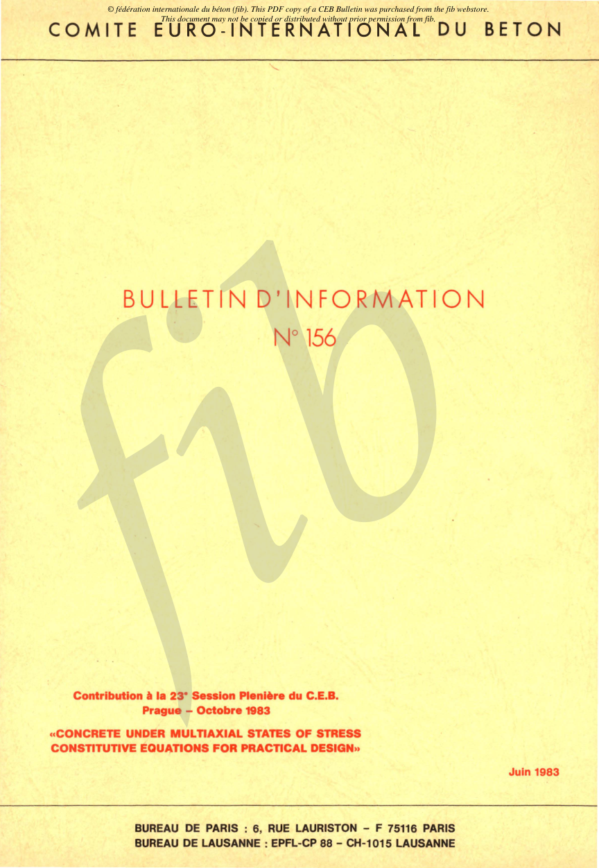 FIB CEBBUL-0156-1983-E PDF Preview