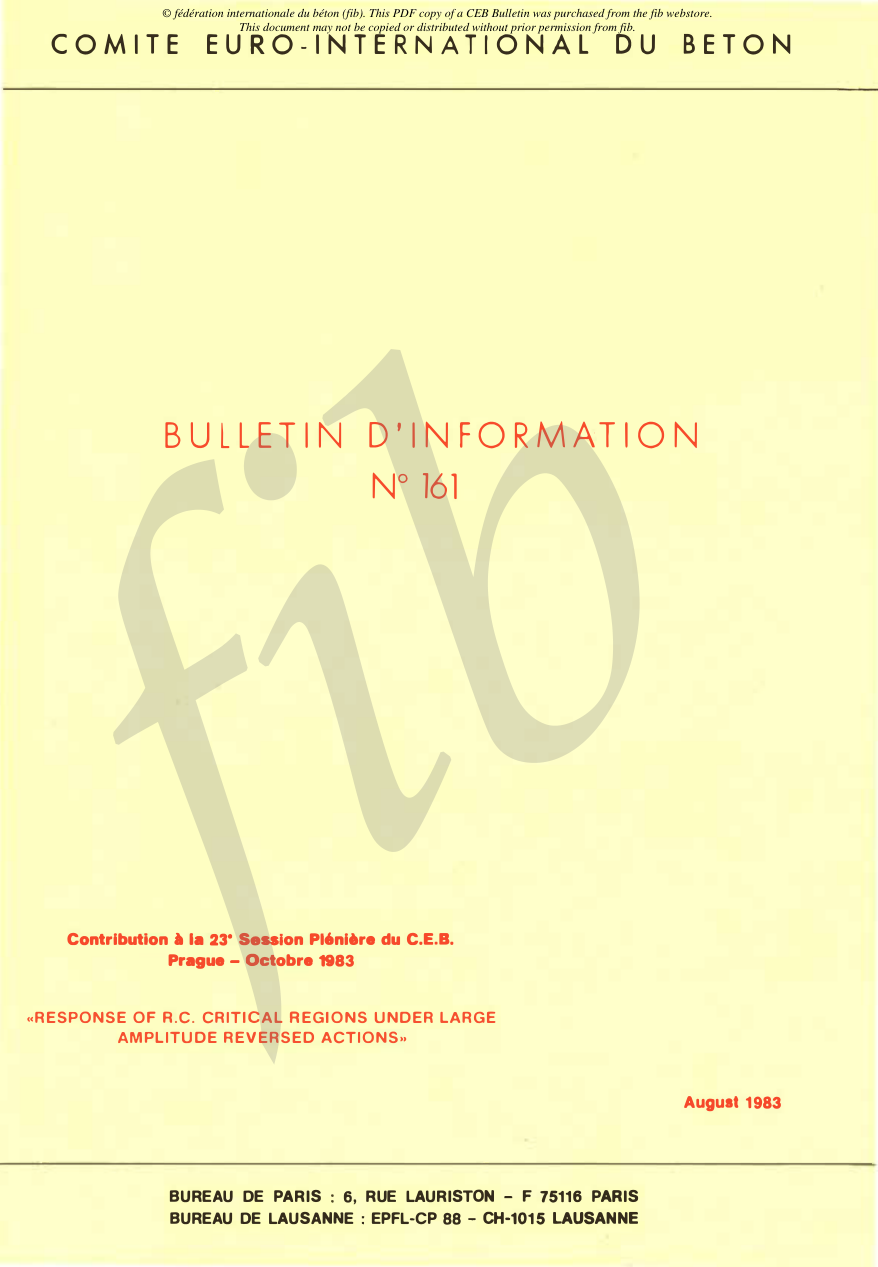FIB CEBBUL-0161-1983-E PDF Preview
