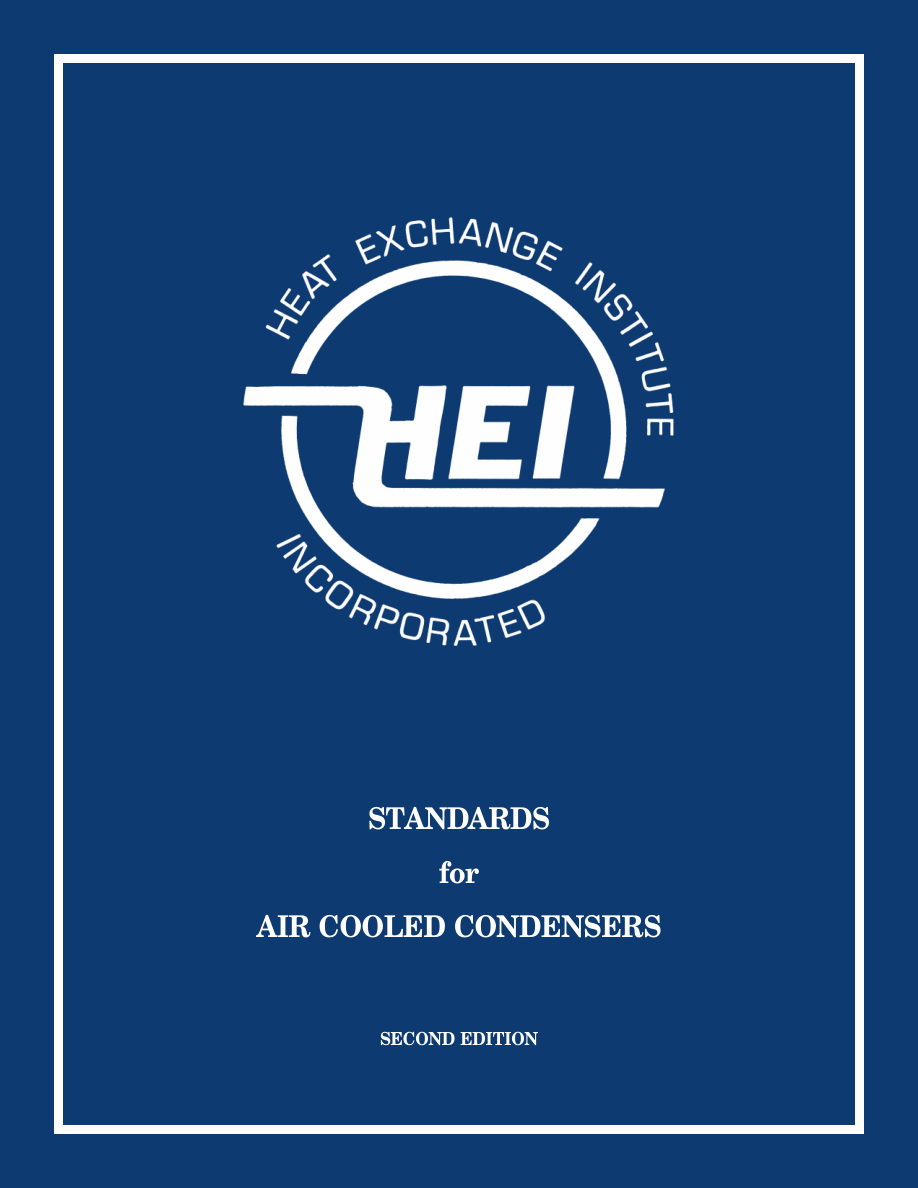HEI Air Cooled Condensers, 2nd Edition PDF Preview