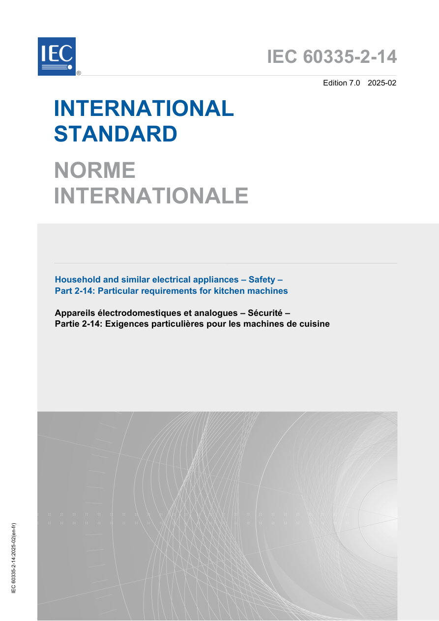 IEC 60335-2-14 Ed. 7.0 b:2025 PDF Preview