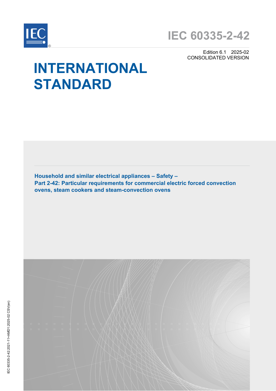 IEC 60335-2-42 Ed. 6.1 en:2025 PDF Preview