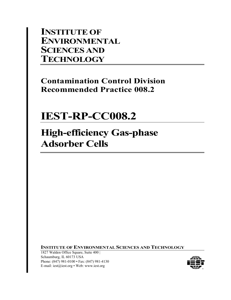 IEST RP-CC008.2 PDF Preview